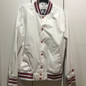 Beautiful white/red lightweight jacket
